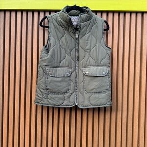 Natural Reflections Sage Quilted Vest